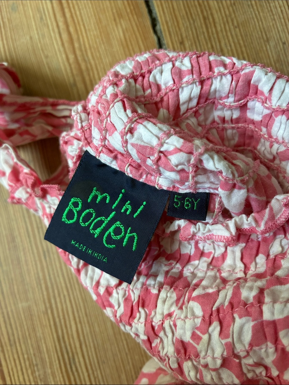 Mini Boden Ruffle Clover Dress - Picture 2 of 4